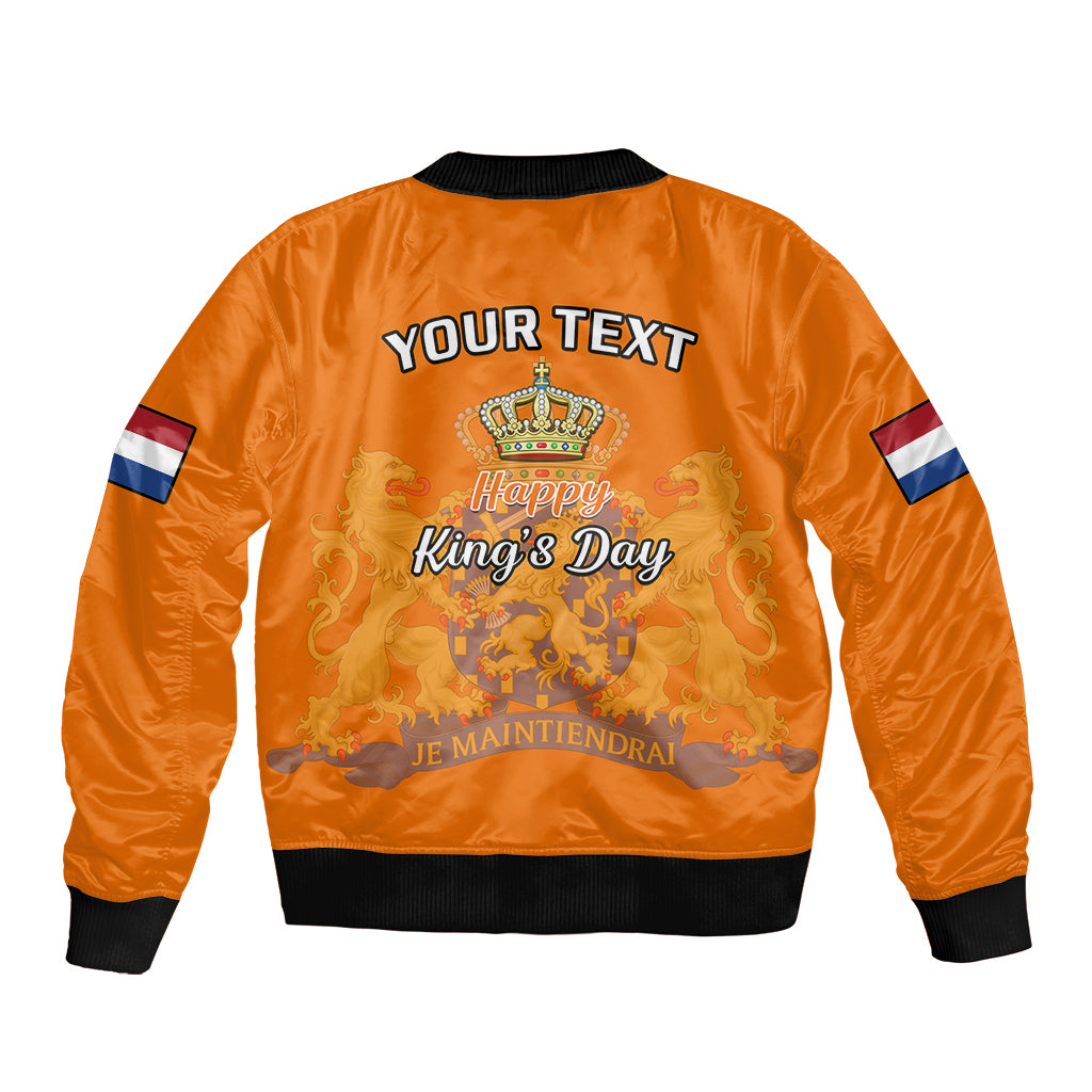 Netherlands Kings Day Bomber Jacket Gelukkige Koningsdag Ver.02 - Wonder Print Shop