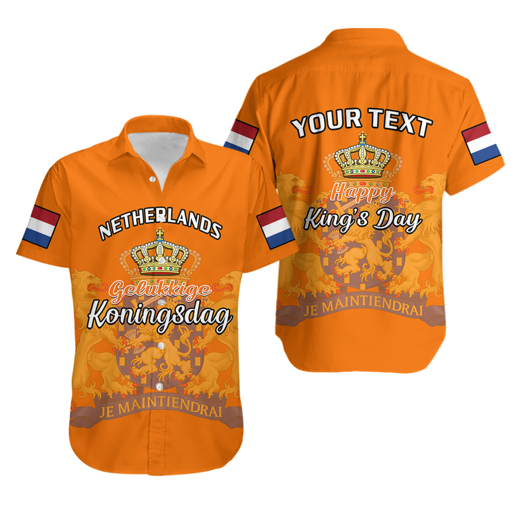 Netherlands Kings Day Hawaiian Shirt Gelukkige Koningsdag Ver.02 - Wonder Print Shop