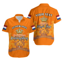 Netherlands Kings Day Hawaiian Shirt Gelukkige Koningsdag Ver.02 - Wonder Print Shop