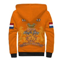 Netherlands Kings Day Sherpa Hoodie Gelukkige Koningsdag Ver.02 - Wonder Print Shop