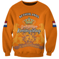Netherlands Kings Day Sweatshirt Gelukkige Koningsdag Ver.02 - Wonder Print Shop