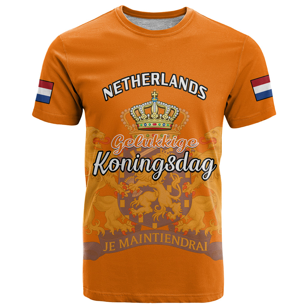 Netherlands Kings Day T Shirt Gelukkige Koningsdag Ver.02 - Wonder Print Shop
