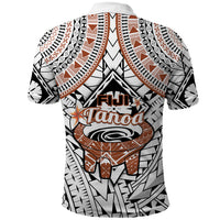 Fiji Tanoa Polo Shirt Kava Bowl Fijian Tapa Brown Pattern - Wonder Print Shop