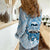 Fiji Tanoa Women Casual Shirt Kava Bowl Fijian Tapa Blue Pattern - Wonder Print Shop