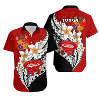 Tonga Kava Bowl Hawaiian Shirt Togan Kupesi Ngatu Pattern Black - Wonder Print Shop