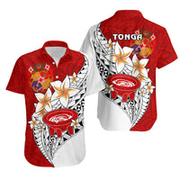 Tonga Kava Bowl Hawaiian Shirt Togan Kupesi Ngatu Pattern White - Wonder Print Shop