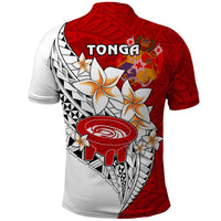 Tonga Kava Bowl Polo Shirt Togan Kupesi Ngatu Pattern White - Wonder Print Shop