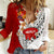 Tonga Kava Bowl Women Casual Shirt Togan Kupesi Ngatu Pattern White - Wonder Print Shop