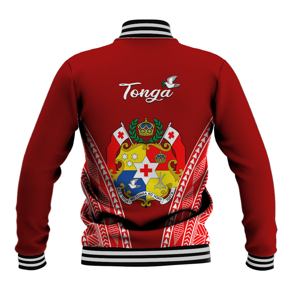 Tonga Heilala Flowers Baseball Jacket Tongan Ngatu White Special Verison - Wonder Print Shop