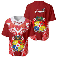 Tonga Heilala Flowers Baseball Jersey Tongan Ngatu White Special Verison - Wonder Print Shop