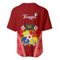Tonga Heilala Flowers Baseball Jersey Tongan Ngatu White Special Verison - Wonder Print Shop
