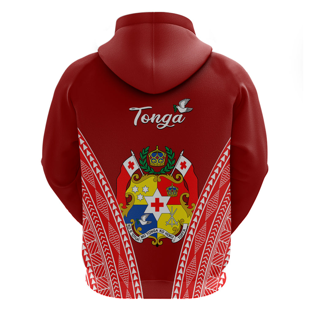 Tonga Heilala Flowers Hoodie Tongan Ngatu White Special Verison - Wonder Print Shop