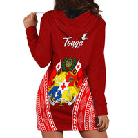 Tonga Heilala Flowers Hoodie Dress Tongan Ngatu White Special Verison - Wonder Print Shop
