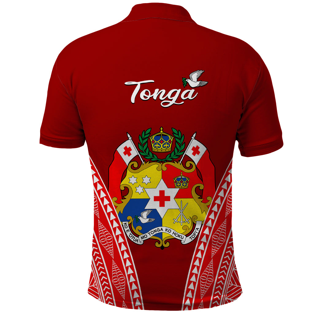 Tonga Heilala Flowers Polo Shirt Tongan Ngatu White Special Verison - Wonder Print Shop