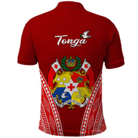 Tonga Heilala Flowers Polo Shirt Tongan Ngatu White Special Verison - Wonder Print Shop