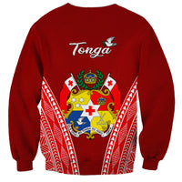 Tonga Heilala Flowers Sweatshirt Tongan Ngatu White Special Verison - Wonder Print Shop