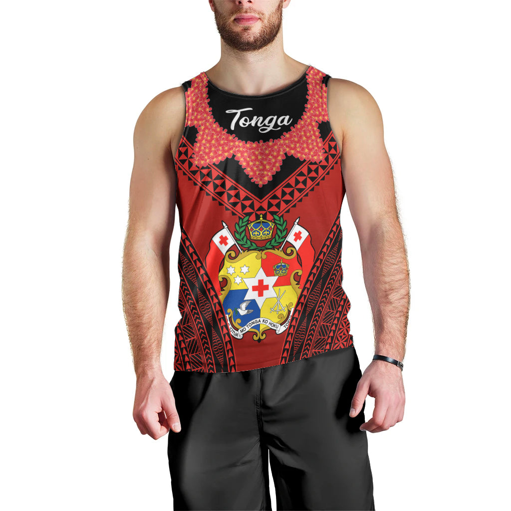 tonga-heilala-flowers-men-tank-top-tongan-ngatu-black-special-verison