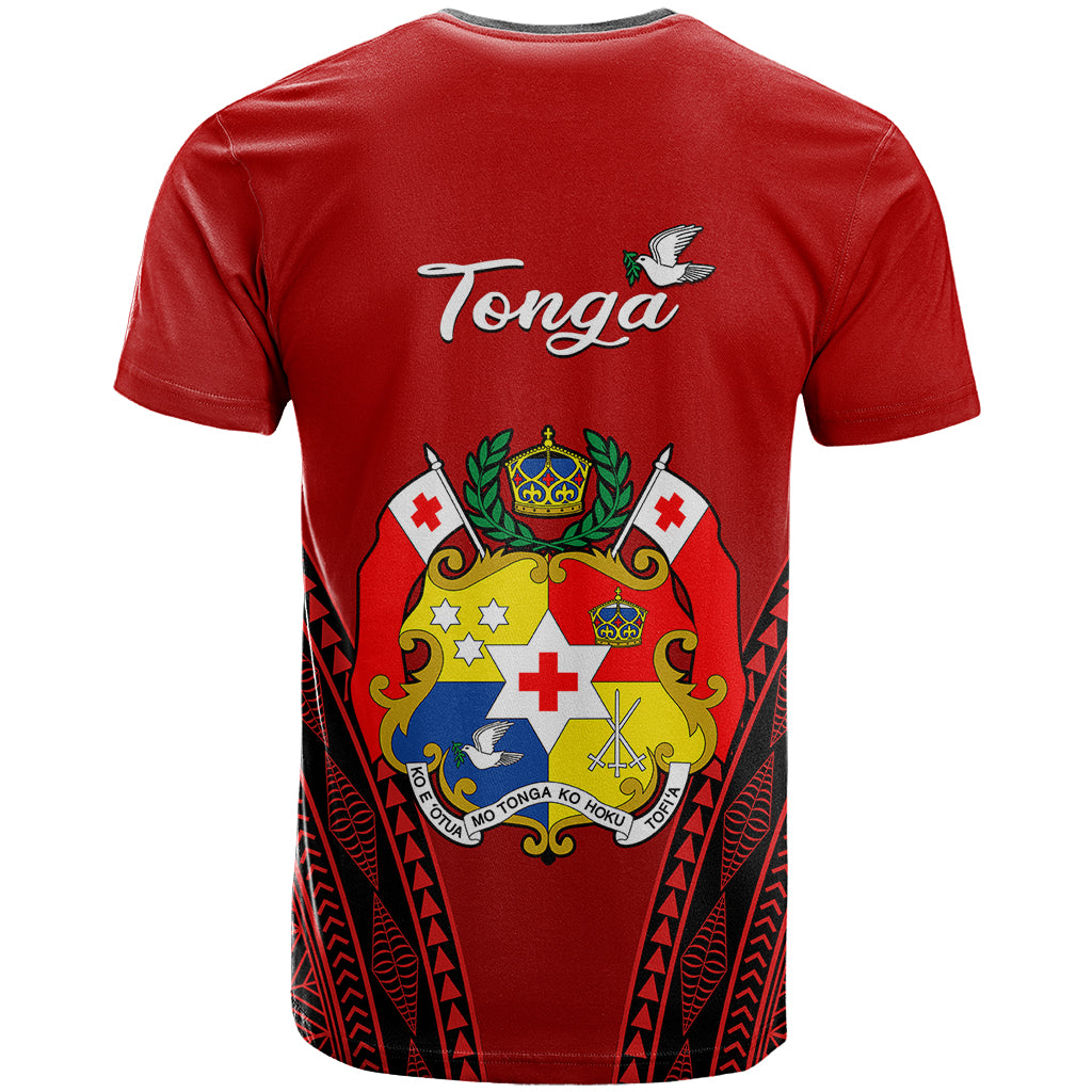 Tonga Heilala Flowers T Shirt Tongan Ngatu Black Special Verison - Wonder Print Shop