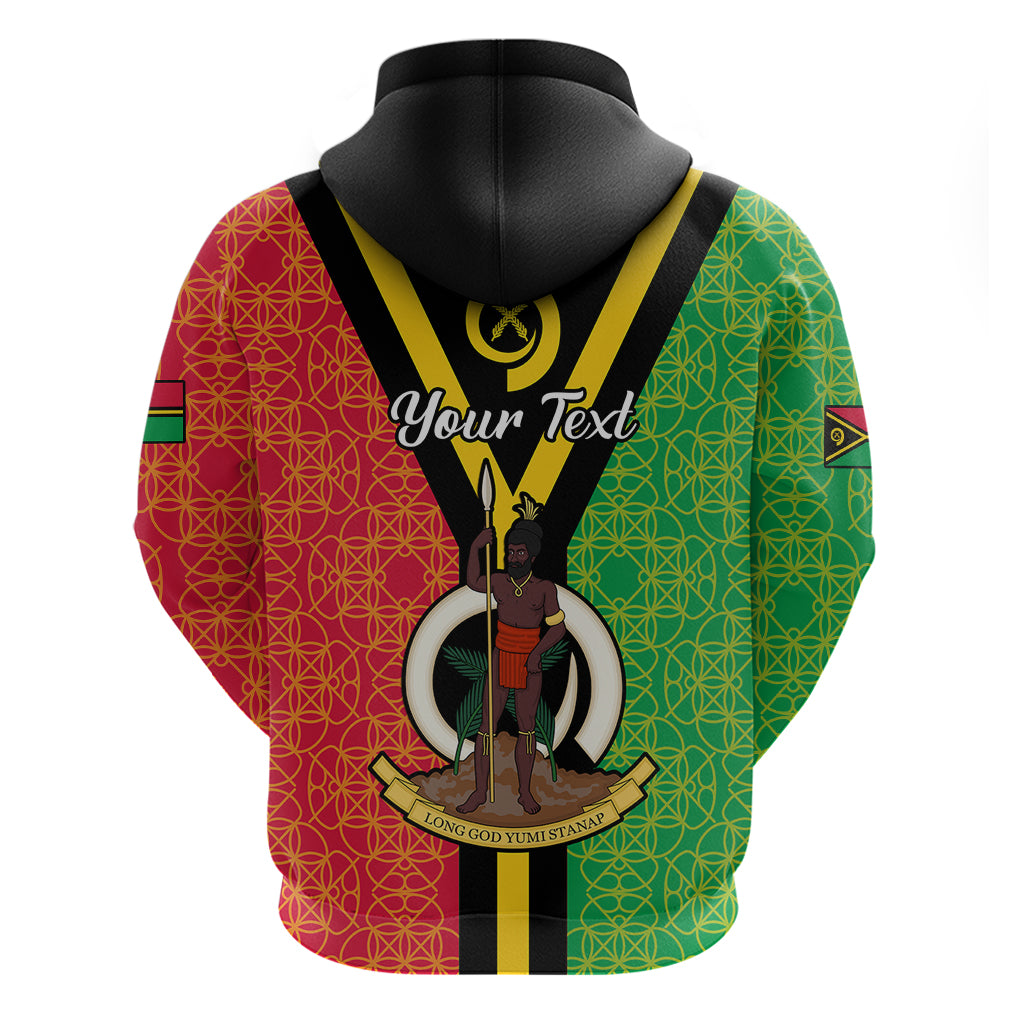 Custom Vanuatu Hoodie Kava Bowl Mix Sand Drawing Flag Style - Wonder Print Shop