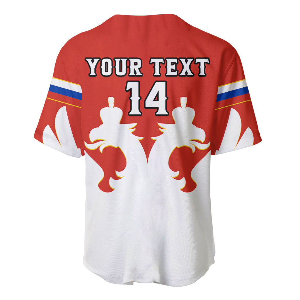 (Custom Text And Number) Russia Hockey 2023 White Sporty Style Baseball Jersey - Wonder Print Shop