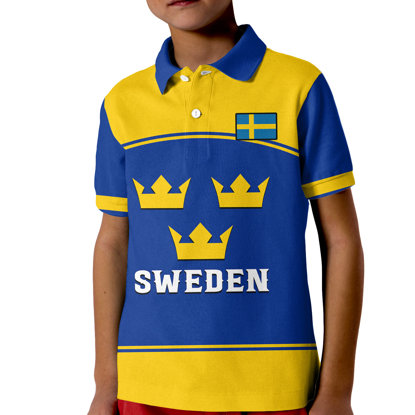 custom-text-and-number-sweden-hockey-2023-sporty-style-kid-polo-shirt
