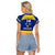 (Custom Text And Number) Sweden Hockey 2023 Sporty Style Raglan Cropped T Shirt - Wonder Print Shop
