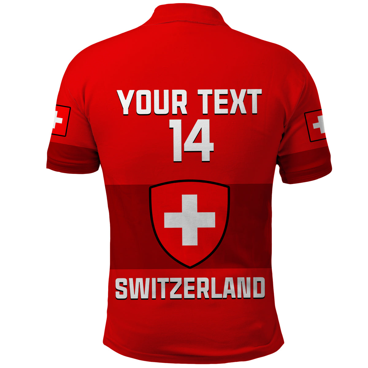(Custom Text And Number) Switzerland Hockey 2023 Polo Shirt Sporty Style - Wonder Print Shop
