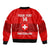 (Custom Text And Number) Switzerland Hockey 2023 Sporty Style Sleeve Zip Bomber Jacket - Wonder Print Shop