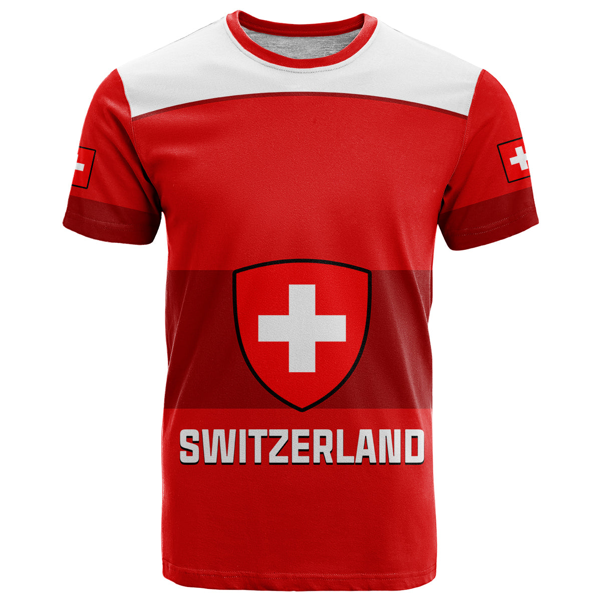 Custom Switzerland Hockey 2023 Sporty Style T Shirt - Wonder Print Shop