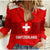 (Custom Text And Number) Switzerland Hockey 2023 Sporty Style Women Casual Shirt - Wonder Print Shop