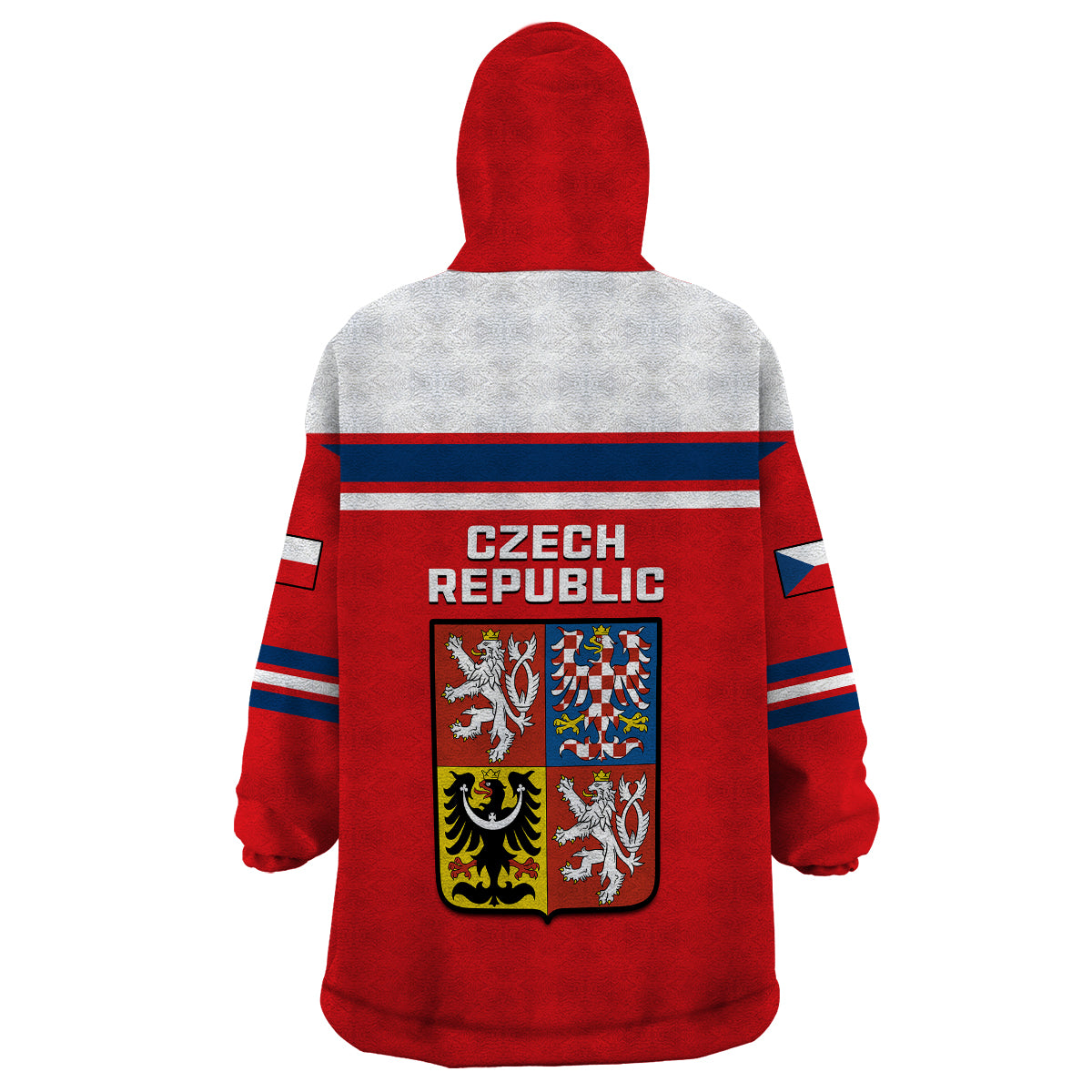 Czech Republic Hockey 2023 Sporty Style Wearable Blanket Hoodie - Wonder Print Shop
