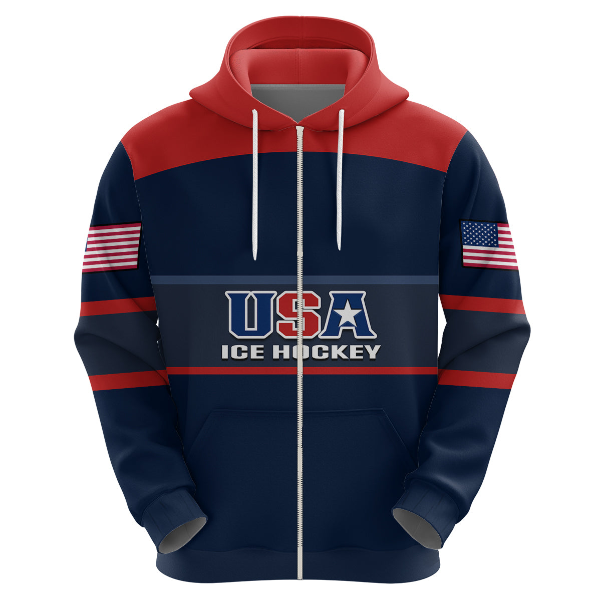 Custom United States Hockey 2023 Hoodie USA Sporty Style - Wonder Print Shop