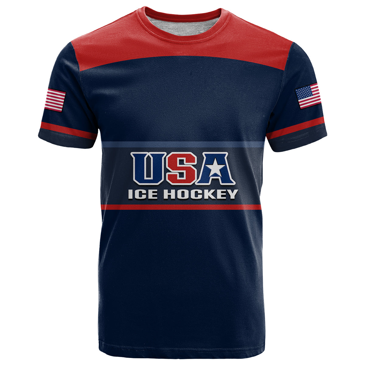 Custom United States Hockey 2023 T Shirt USA Sporty Style - Wonder Print Shop