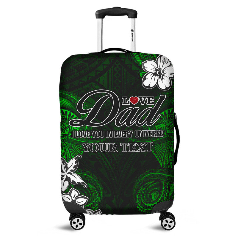 custom-personalised-polynesian-fathers-day-luggage-cover-i-love-you-in-every-universe-green