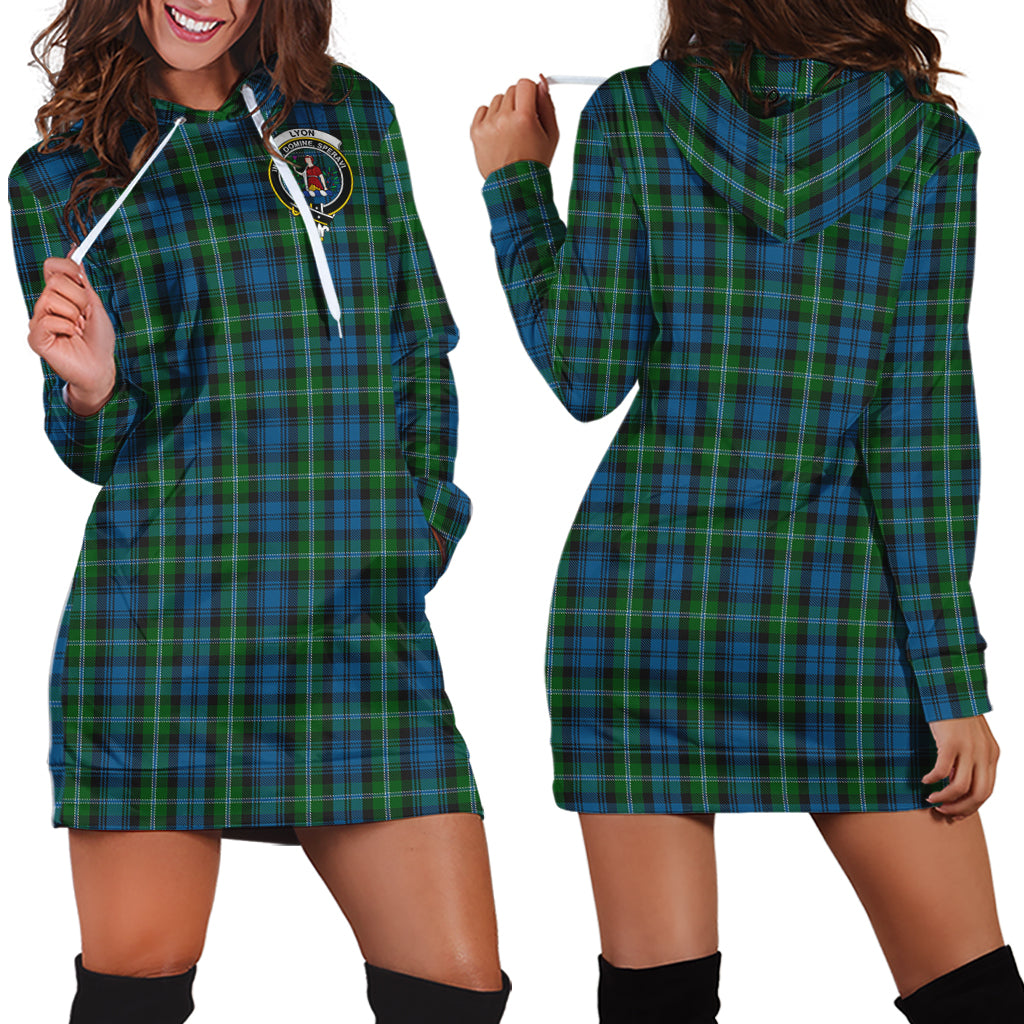 scottish-lyon-clan-crest-tartan-hoodie-dress