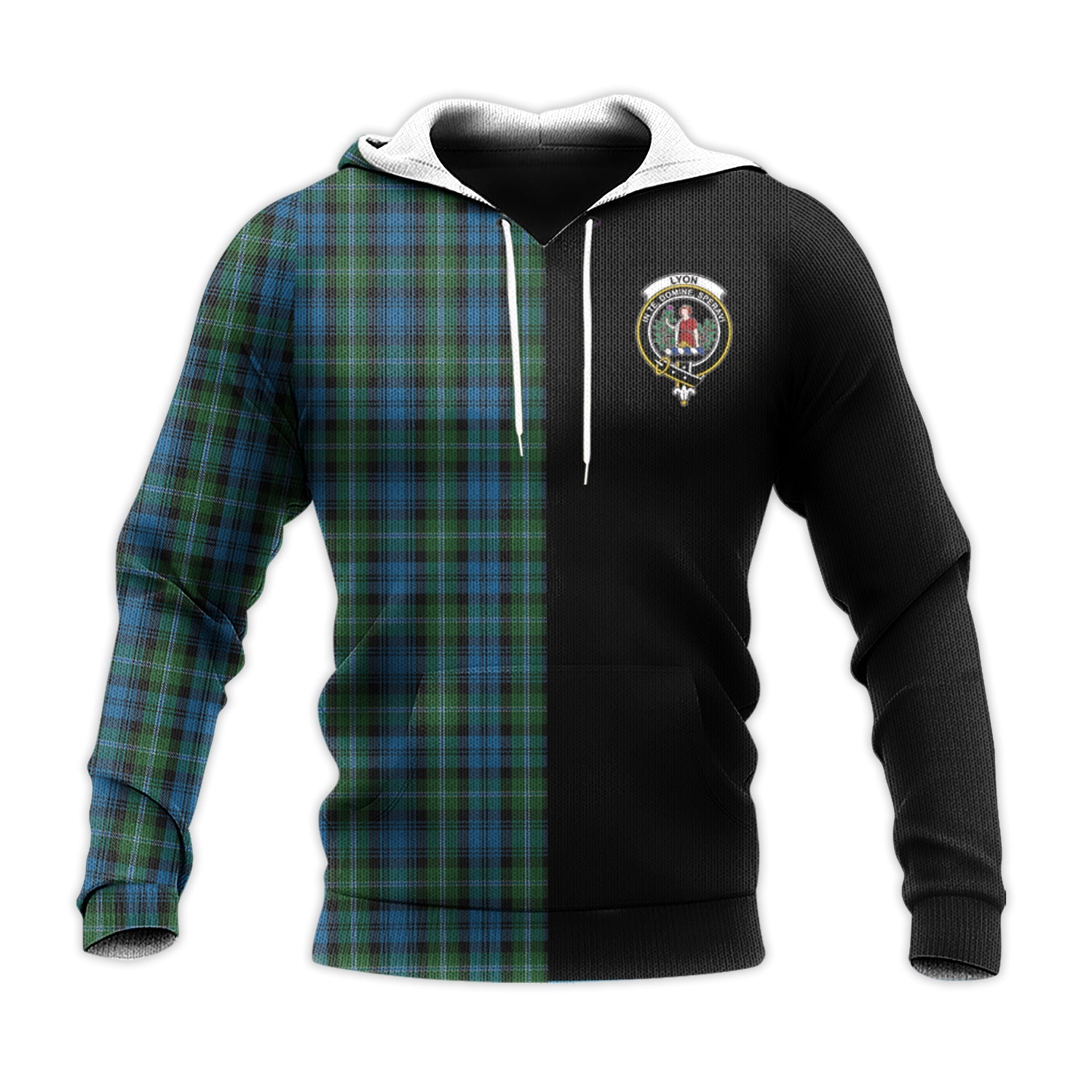 scottish-lyon-clan-crest-tartan-personalize-half-hoodie