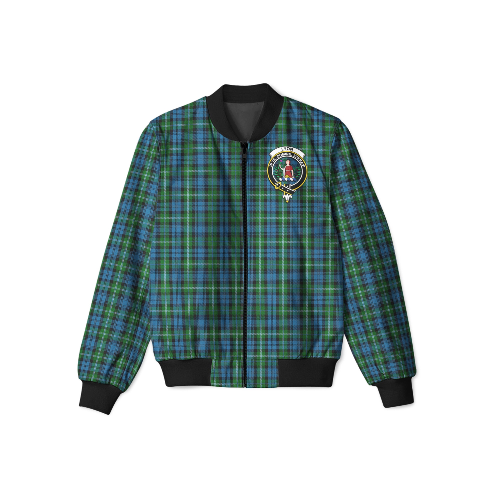 scottish-lyon-clan-crest-tartan-bomber-jacket