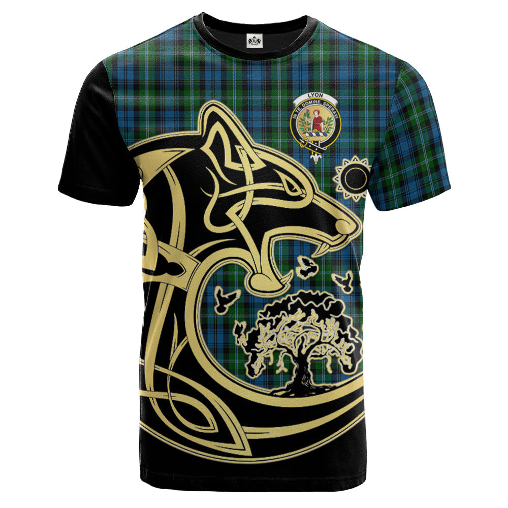 scottish-lyon-clan-crest-celtic-wolf-tartan-t-shirt