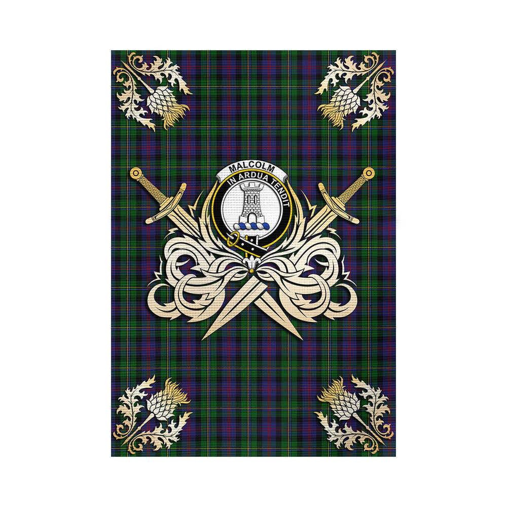 scottish-maccallum-clan-crest-courage-sword-tartan-garden-flag