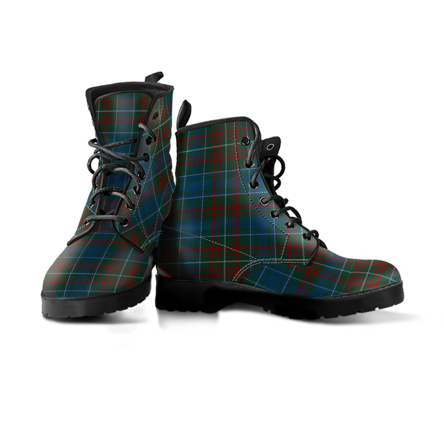 scottish-macconnell-clan-tartan-leather-boots
