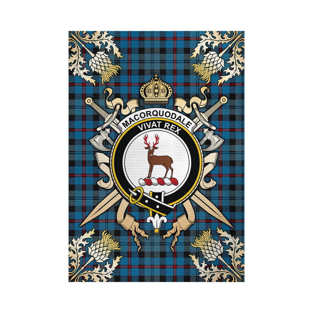 scottish-maccorquodale-clan-crest-gold-courage-sword-tartan-garden-flag