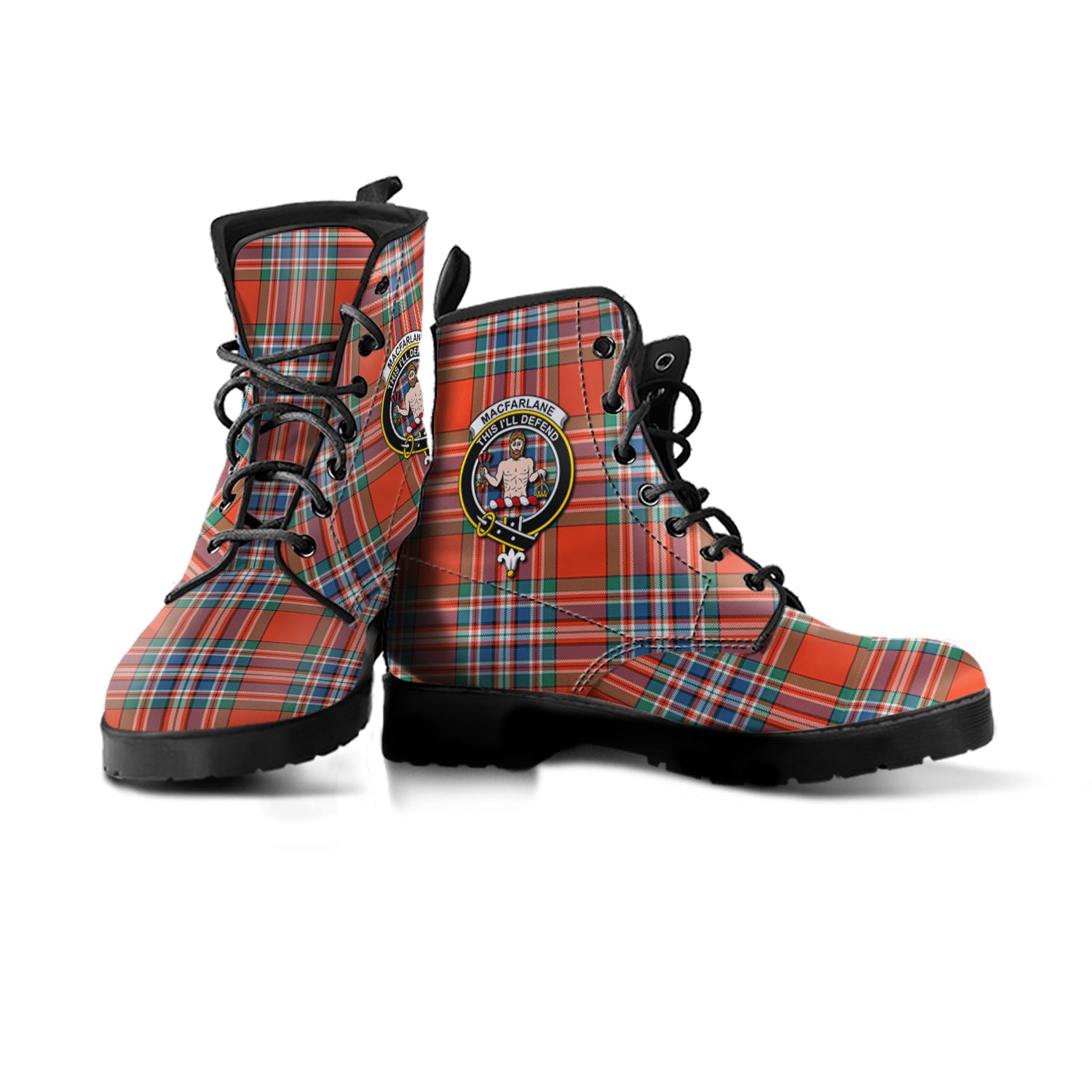 scottish-macfarlane-ancient-clan-crest-tartan-leather-boots
