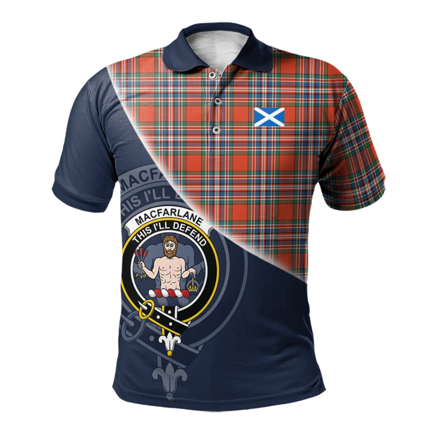 scottish-macfarlane-ancient-clan-crest-tartan-scotland-flag-half-style-polo-shirt