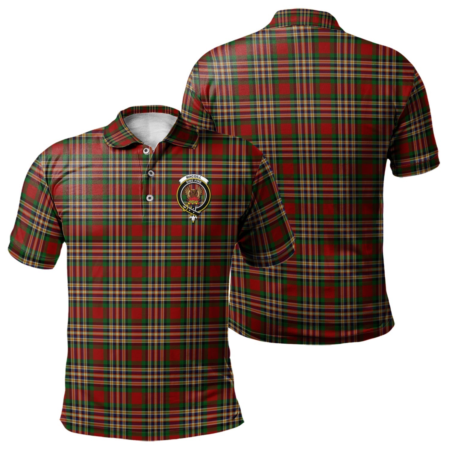 scottish-macgill-clan-crest-tartan-polo-shirt