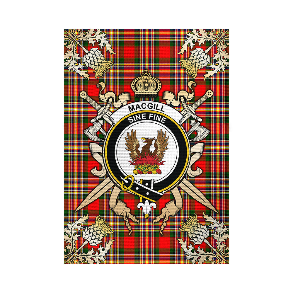 scottish-macgill-modern-clan-crest-gold-courage-sword-tartan-garden-flag