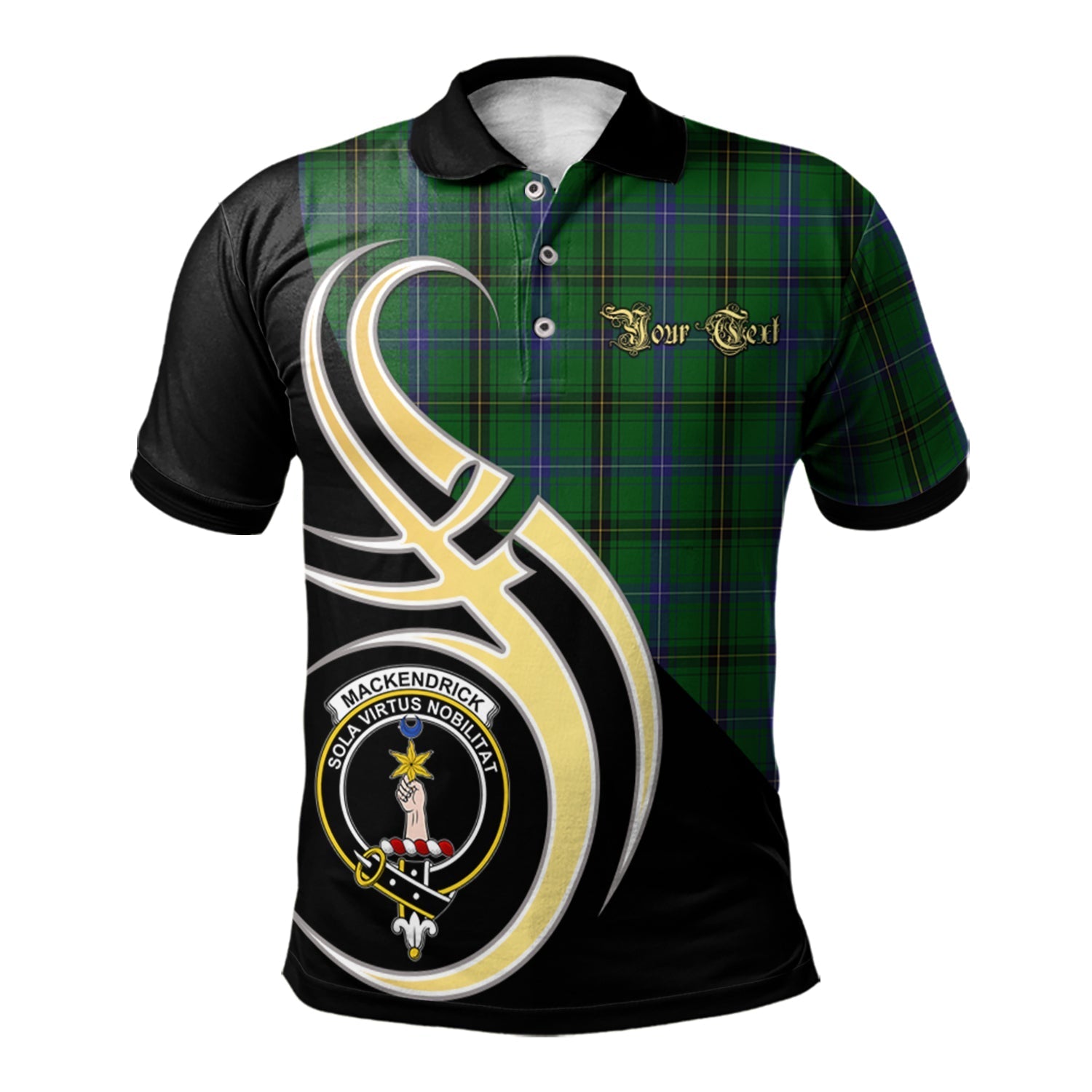 scotland-mackendrick-clan-crest-tartan-believe-in-me-polo-shirt