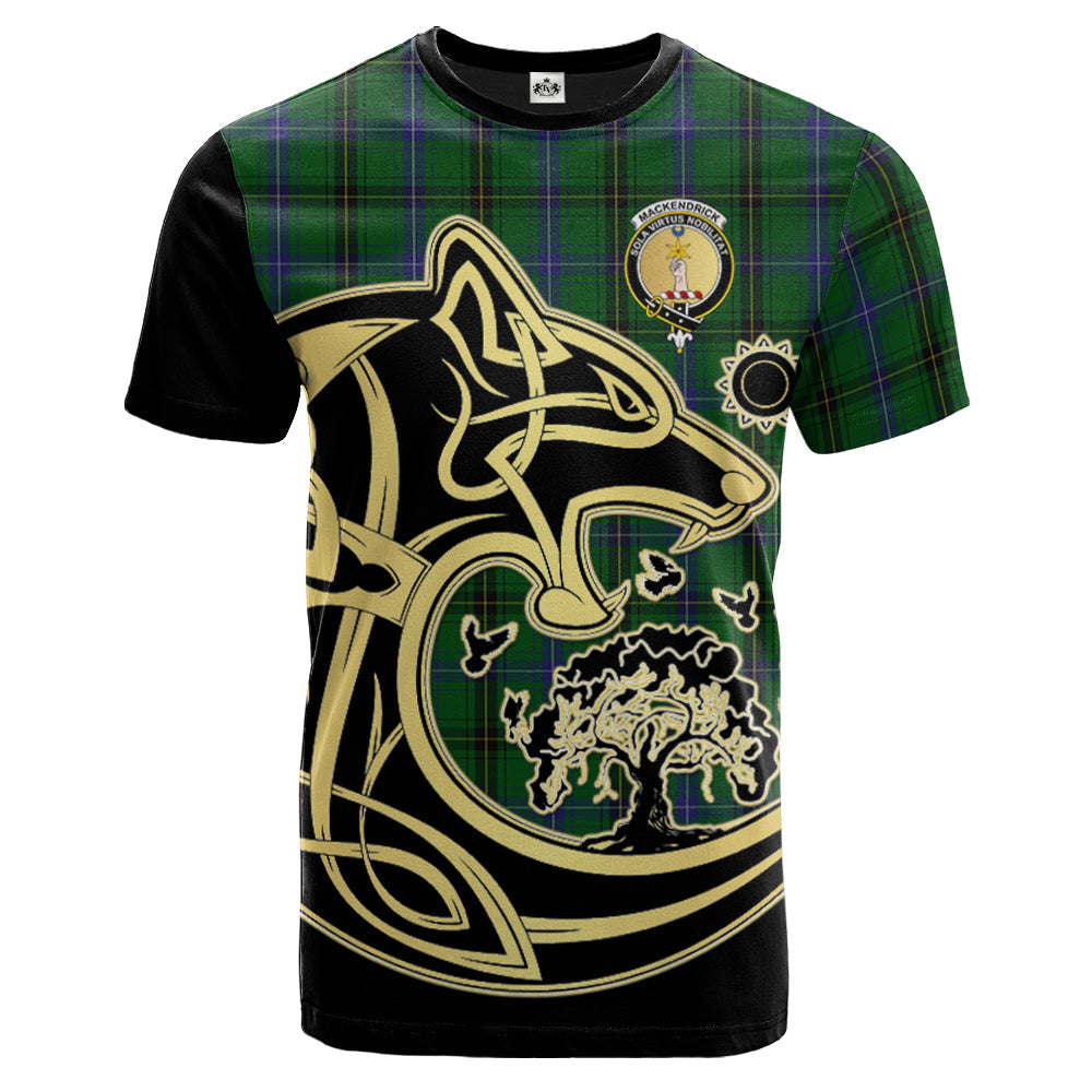 scottish-mackendrick-clan-crest-celtic-wolf-tartan-t-shirt