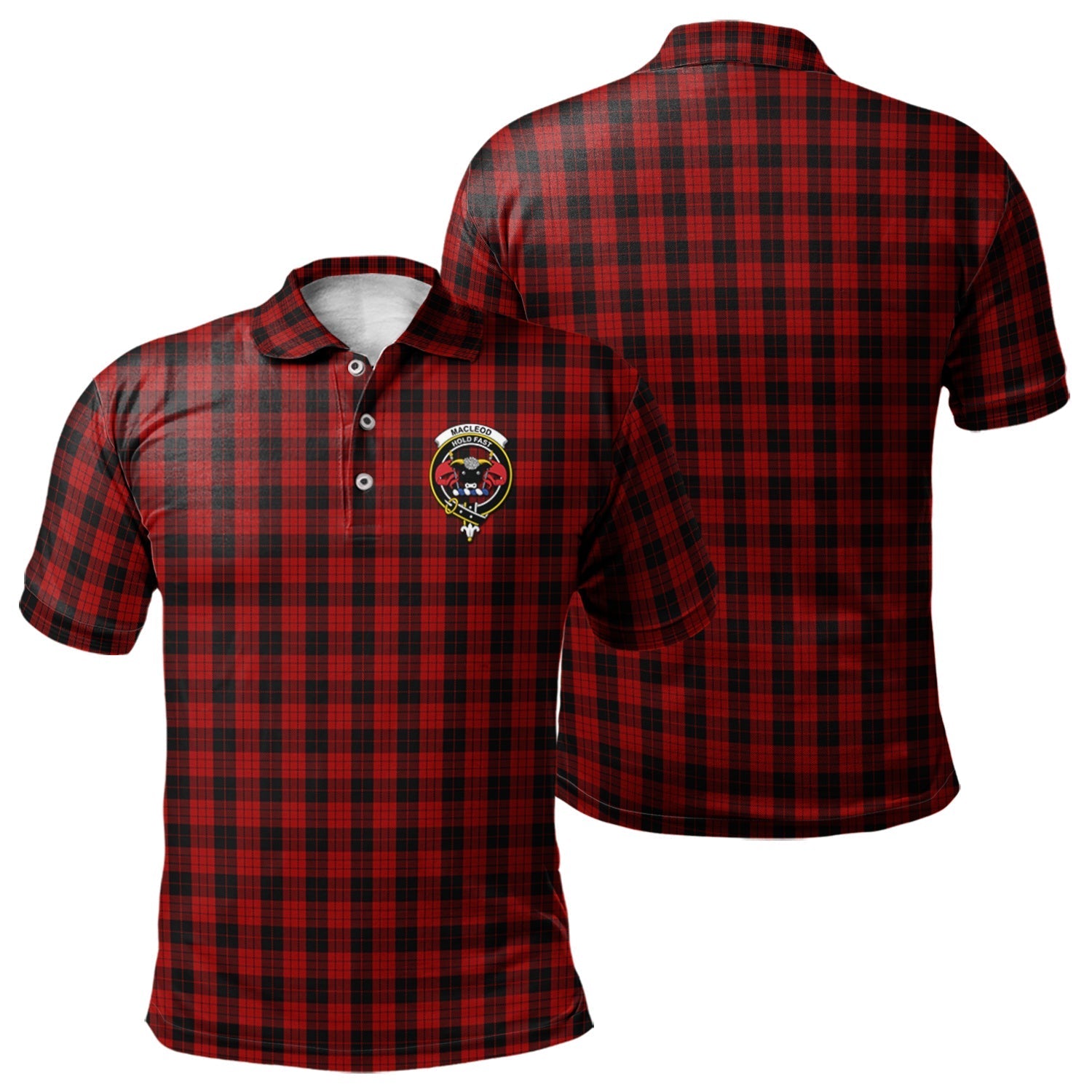 scottish-macleod-black-and-red-clan-crest-tartan-polo-shirt