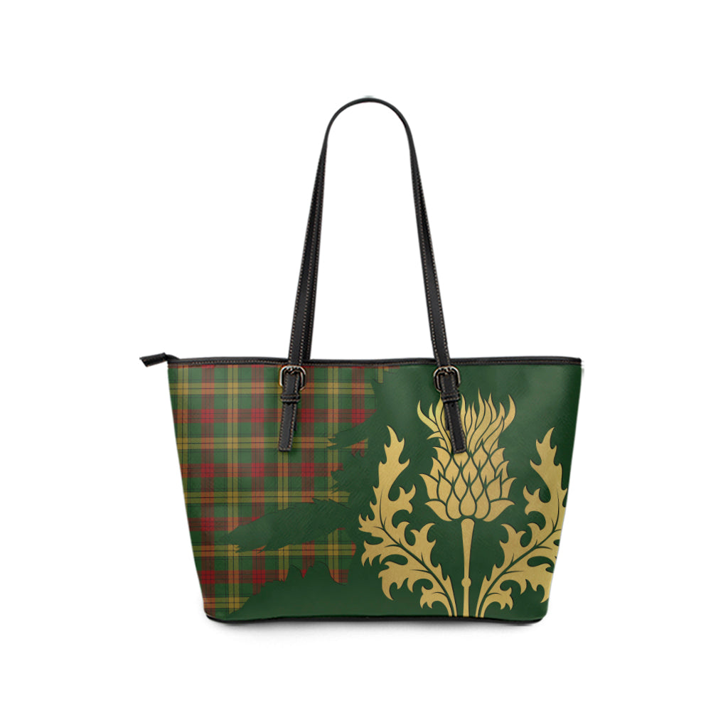 scottish-macmillan-society-of-glasgow-clan-tartan-golden-thistle-leather-tote-bags