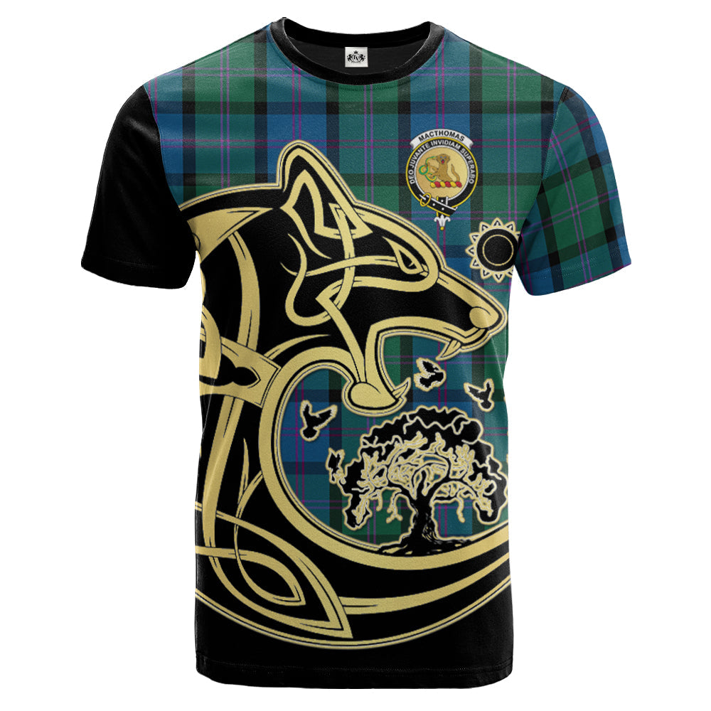 scottish-macthomas-clan-crest-celtic-wolf-tartan-t-shirt
